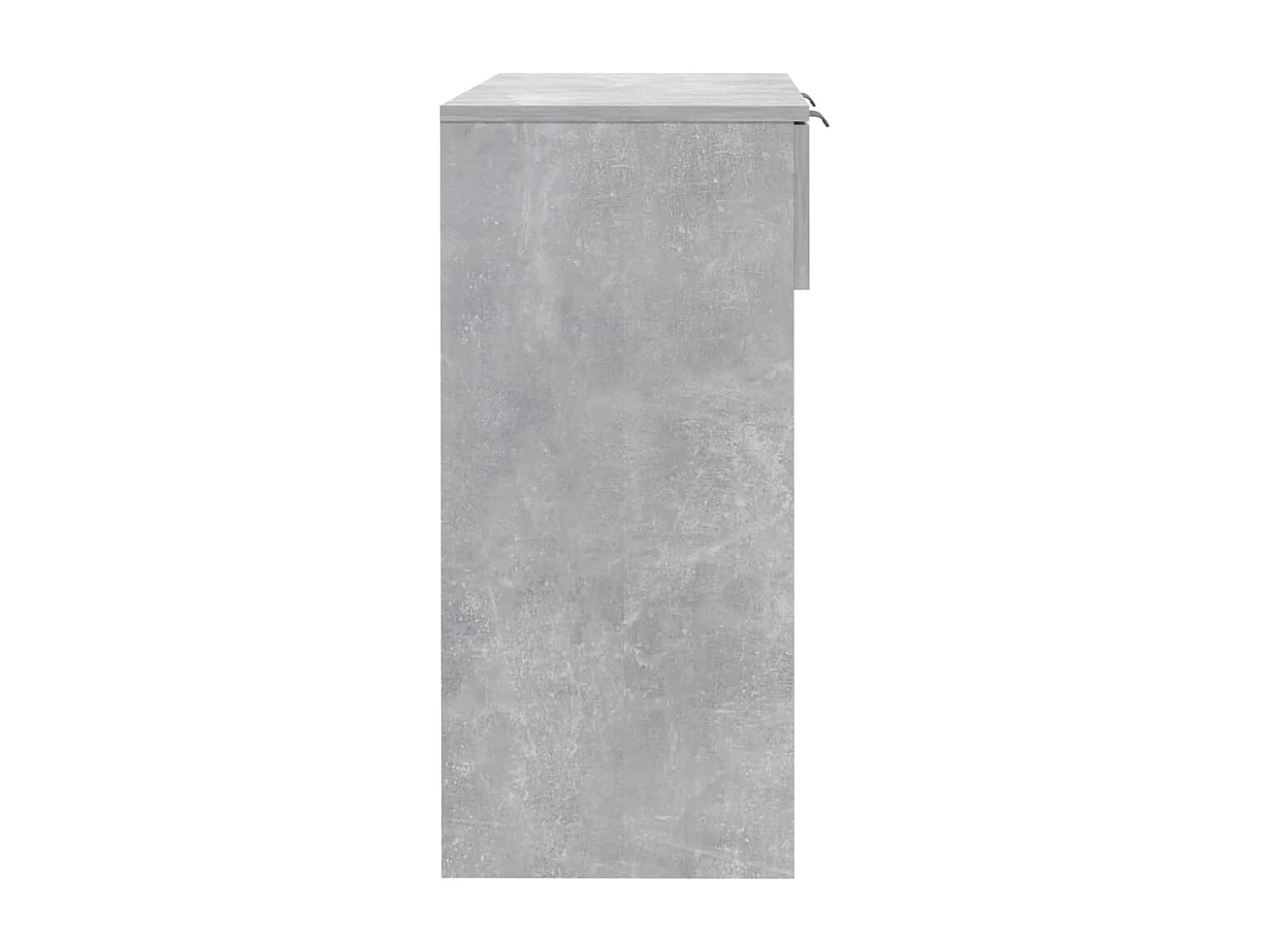 Wandtafel 90x36x75 cm bewerkt hout betongrijs