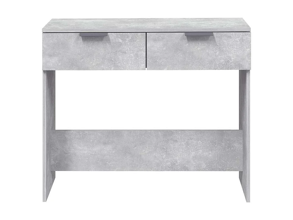 Table console Gris béton 90x36x75 cm Bois d'ingénierie