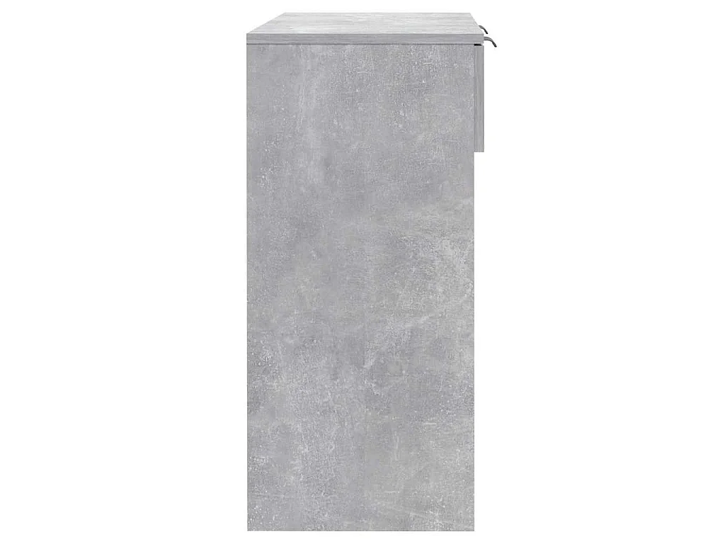 Konsolentisch Betongrau 90x36x75 cm Holzwerkstoff