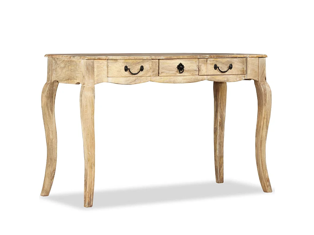 Table console Bois de manguier massif 120 x 50 x 80 cm