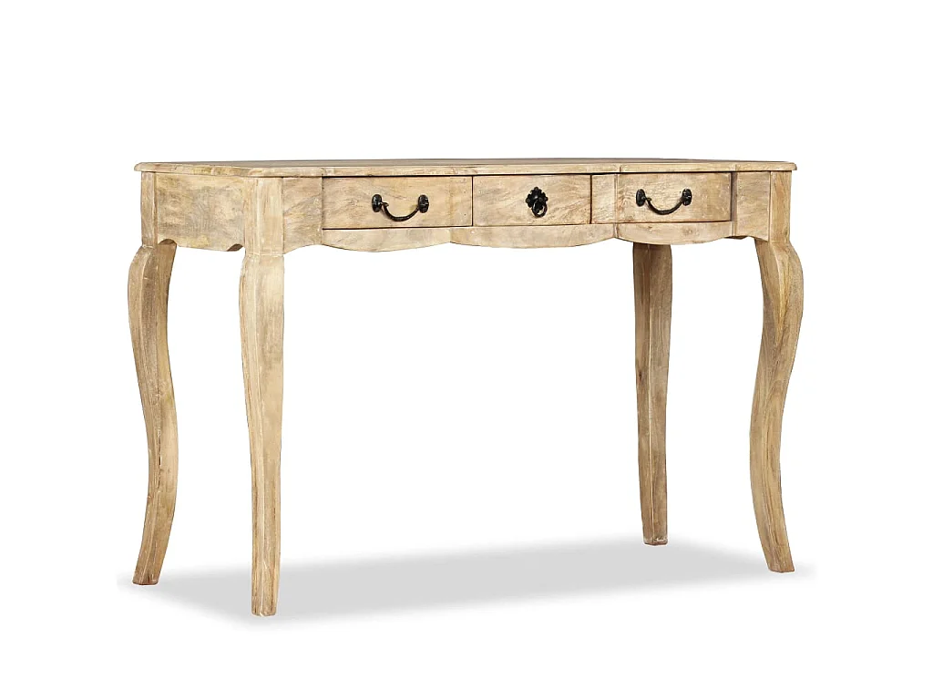 Table console Bois de manguier massif 120 x 50 x 80 cm