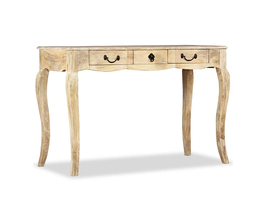 Table console Bois de manguier massif 120 x 50 x 80 cm
