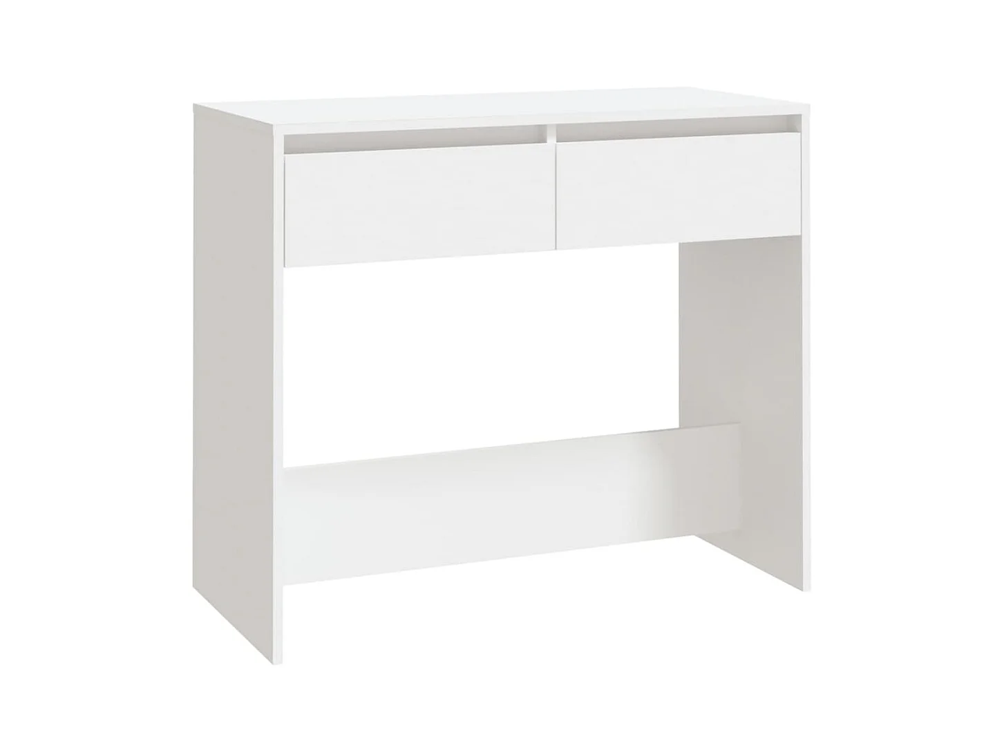 Table console Blanc 89x41x76,5 cm Acier