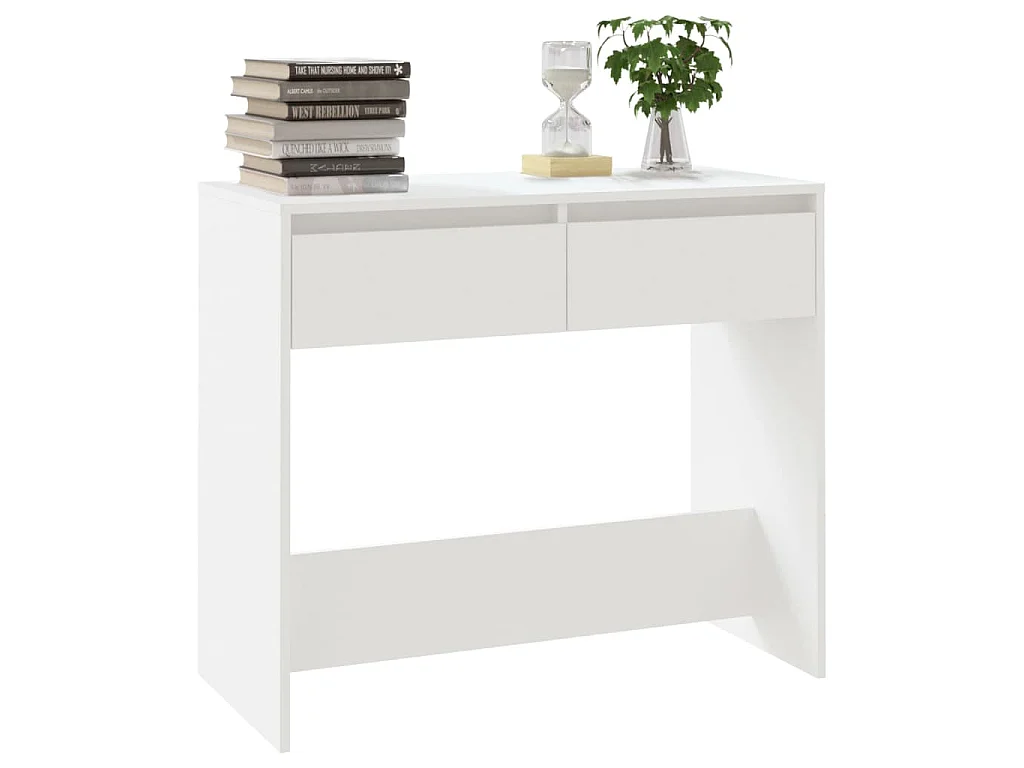 Konsolentisch Weiß 89x41x76,5 cm Holzwerkstoff