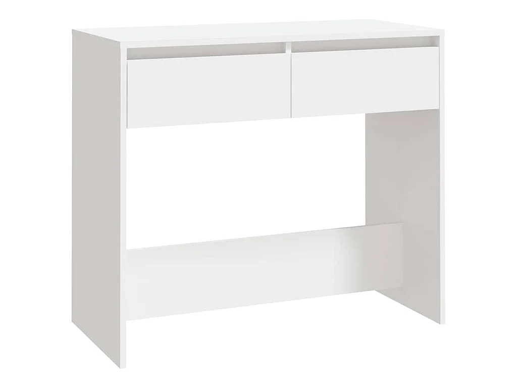Table console Blanc 89x41x76,5 cm Acier