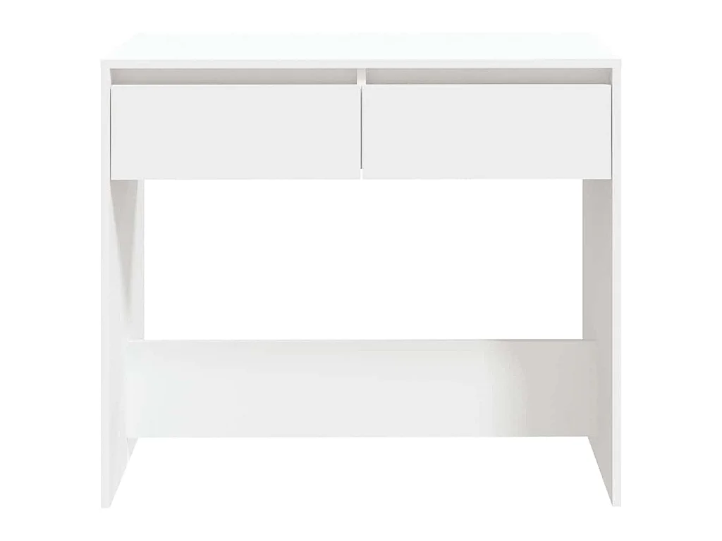 Table console Blanc 89x41x76,5 cm Acier