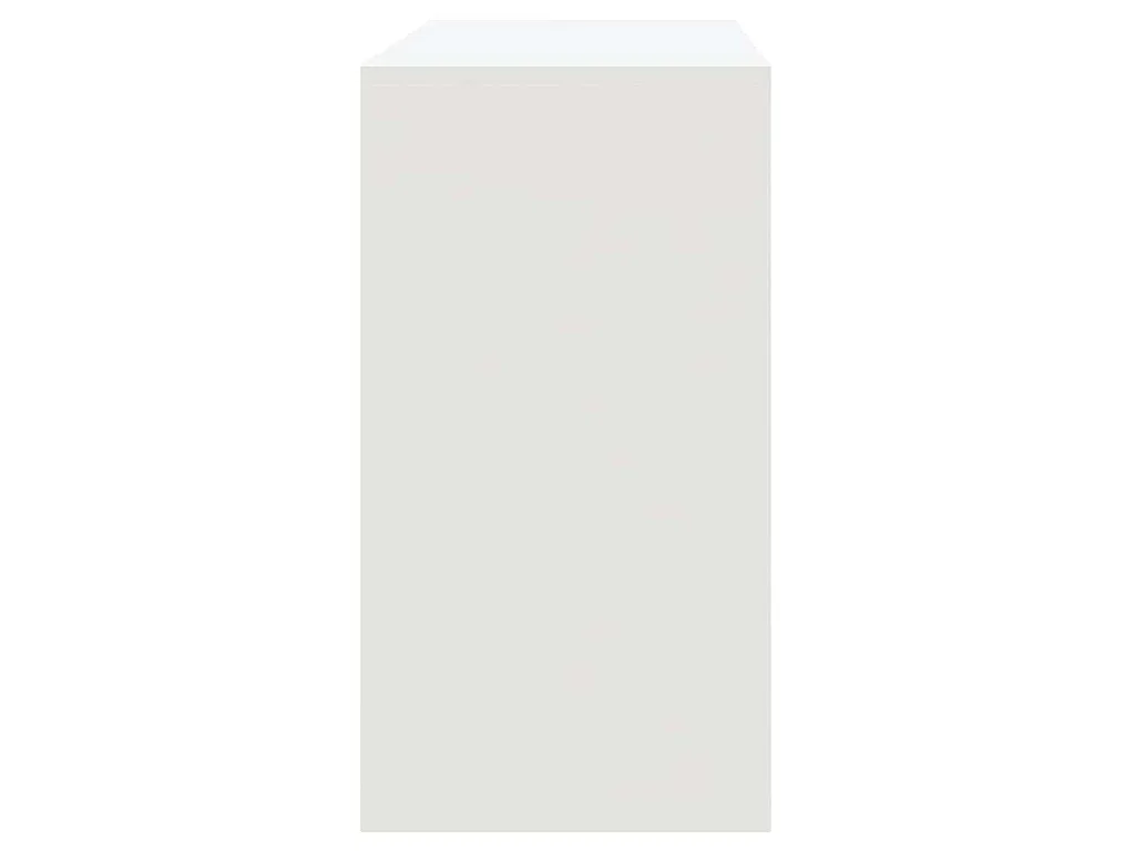 Table console Blanc 89x41x76,5 cm Acier