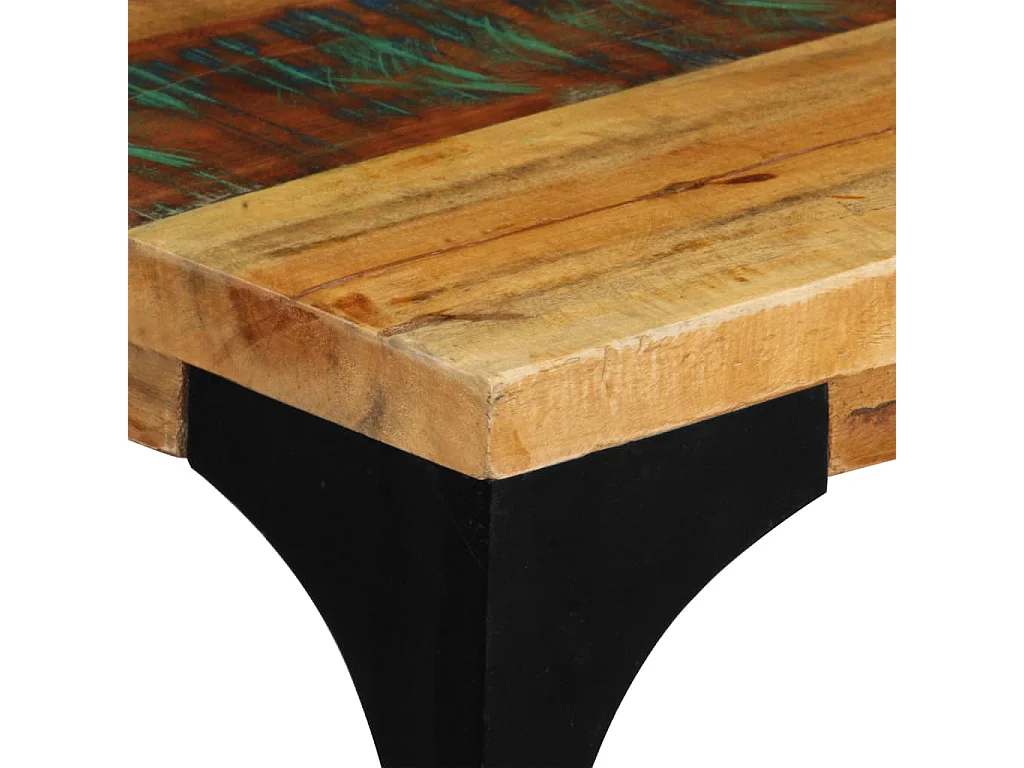 Wandtafel 120x35x76 cm massief gerecycled hout