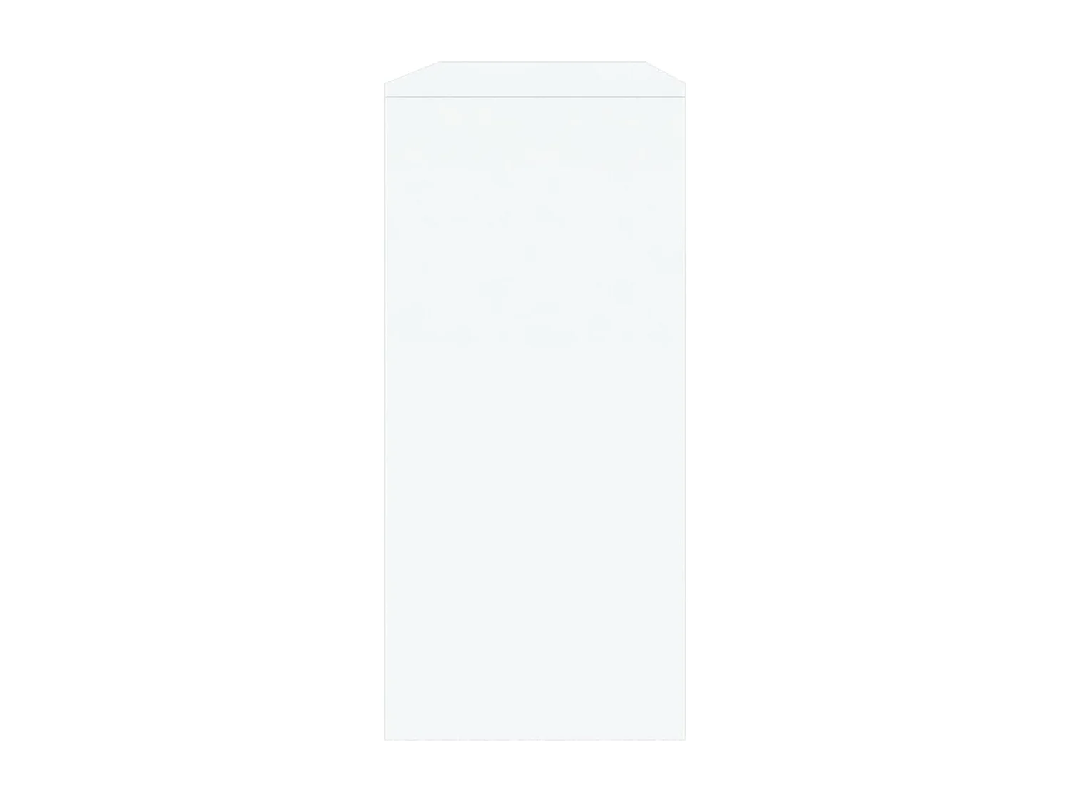 Table console blanc 100x35x76,5 cm bois d'ingénierie