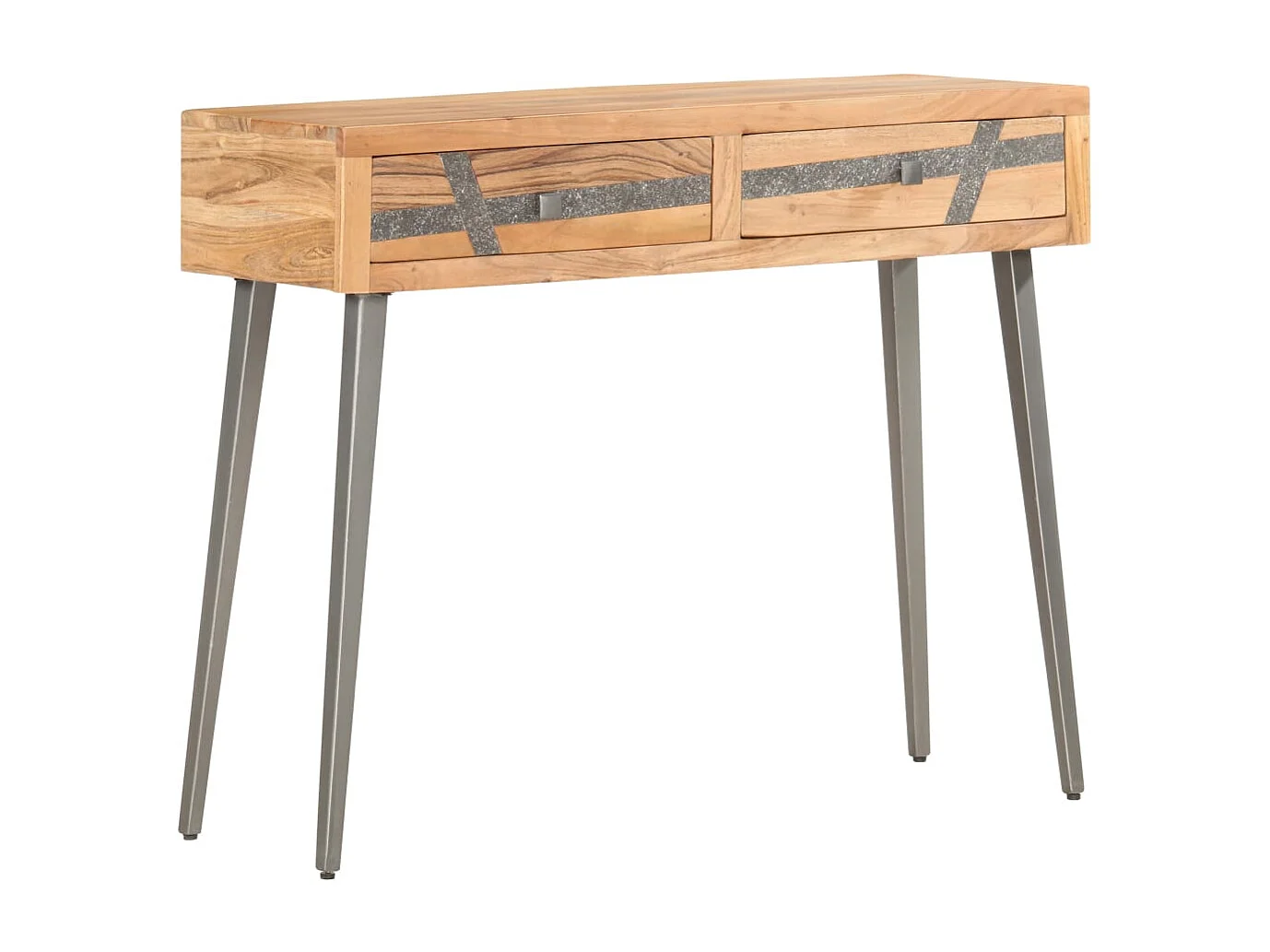 Table console 90 x 30 x 75 cm Bois d'acacia massif