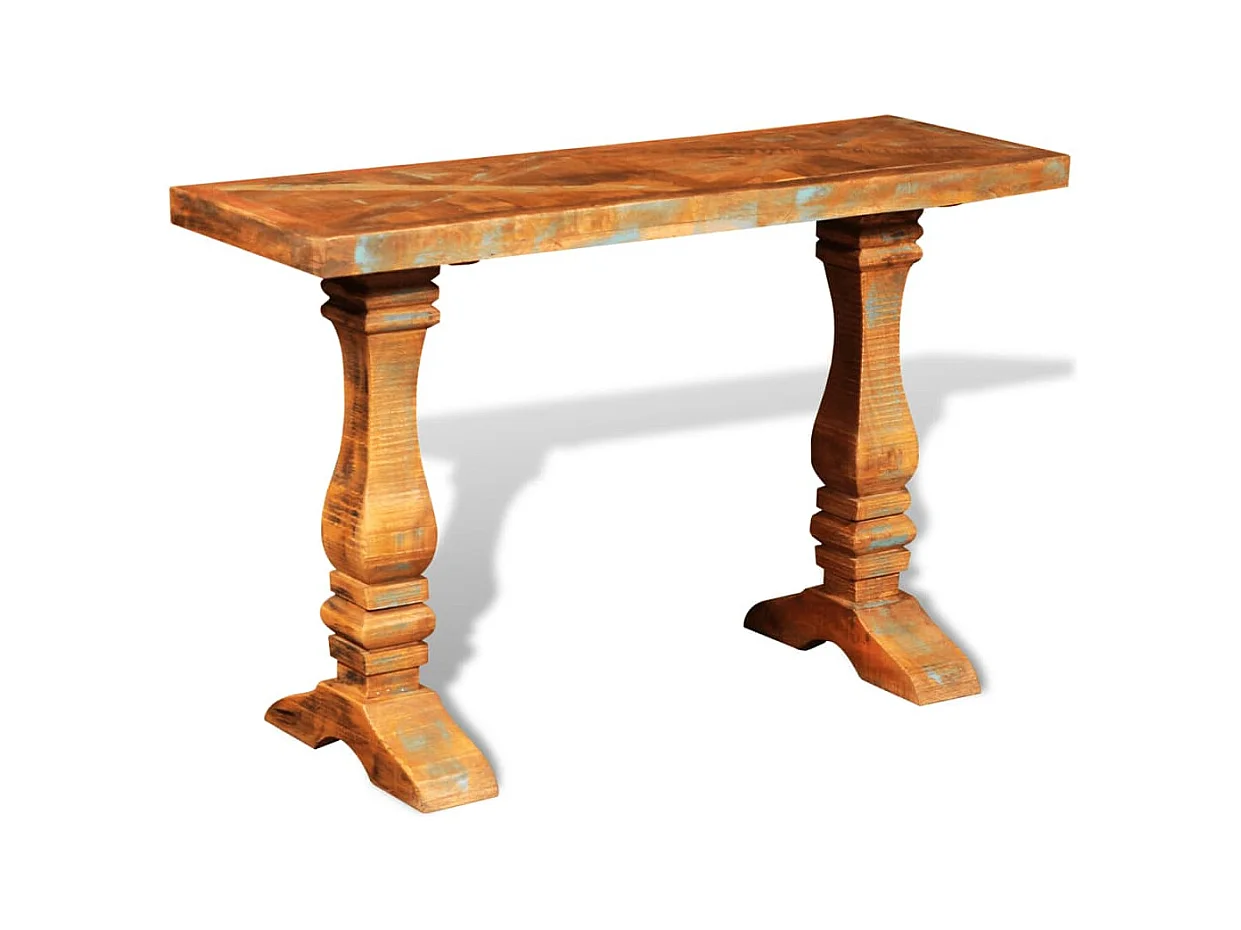 Mesa consola de madera maciza reciclada