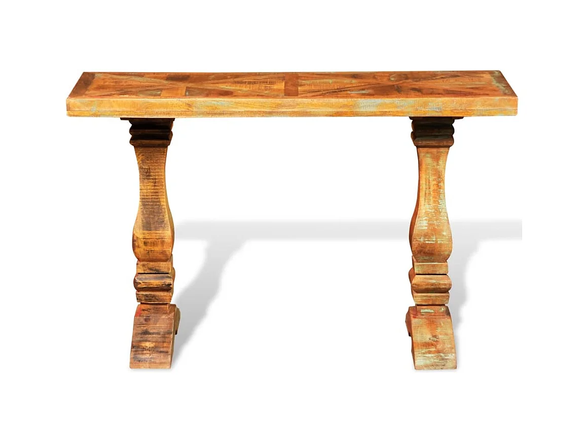 Mesa consola de madera maciza reciclada