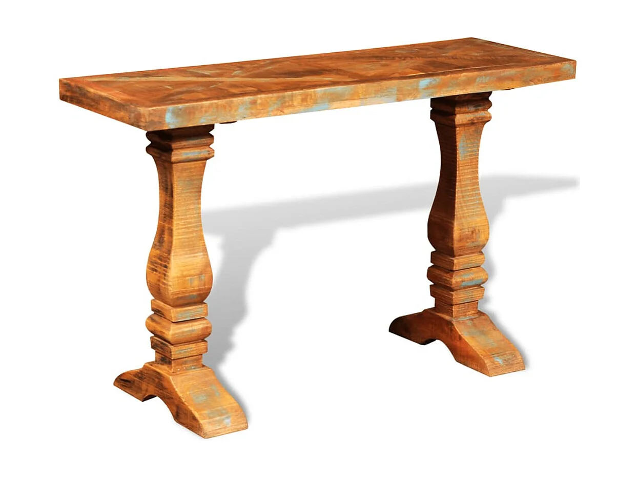 Table console Bois de récupération massif