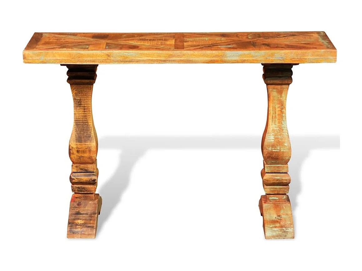 Table console Bois de récupération massif