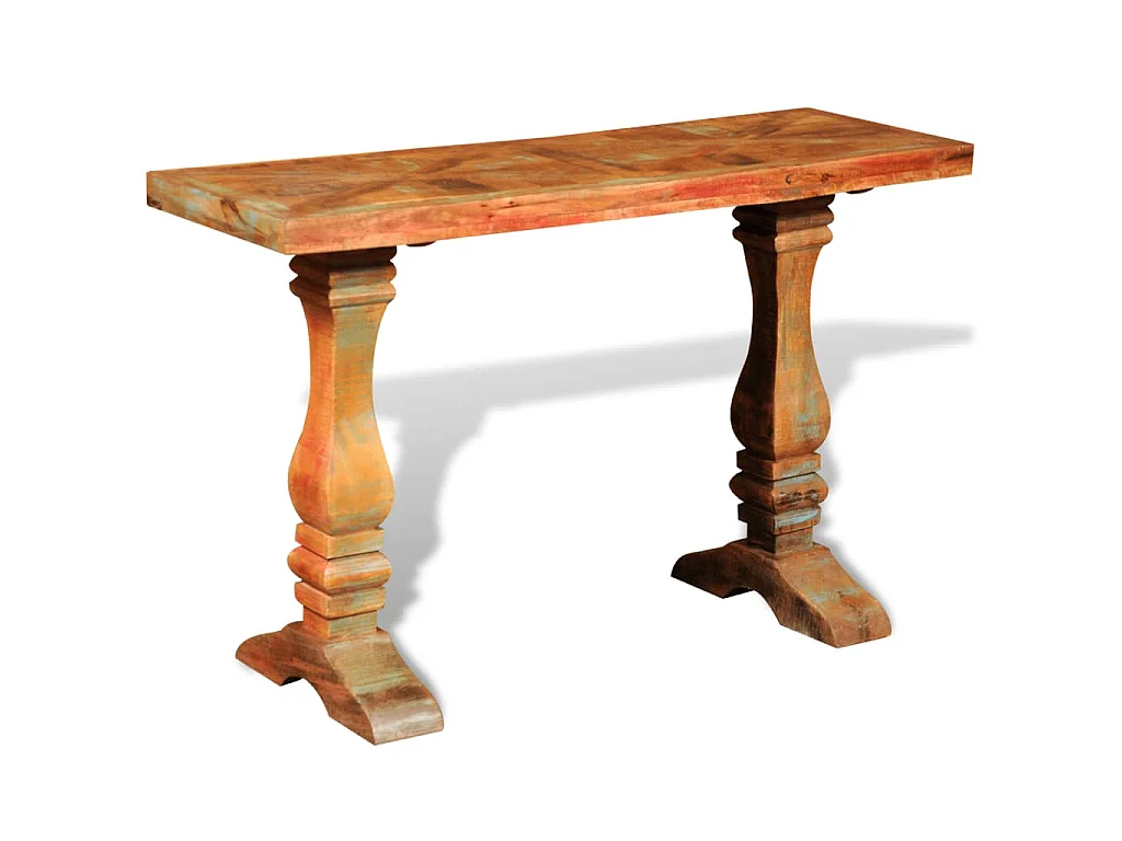 Table console Bois de récupération massif
