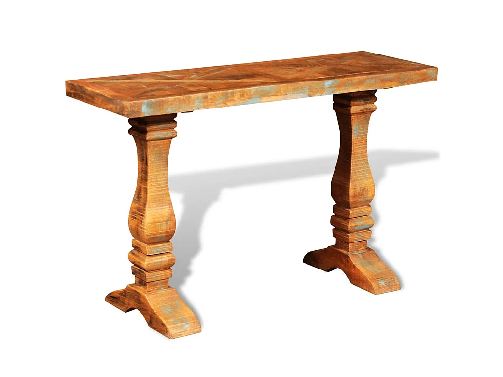 Table console Bois de récupération massif