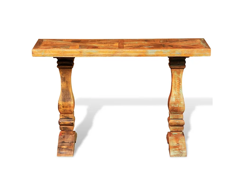 Table console Bois de récupération massif
