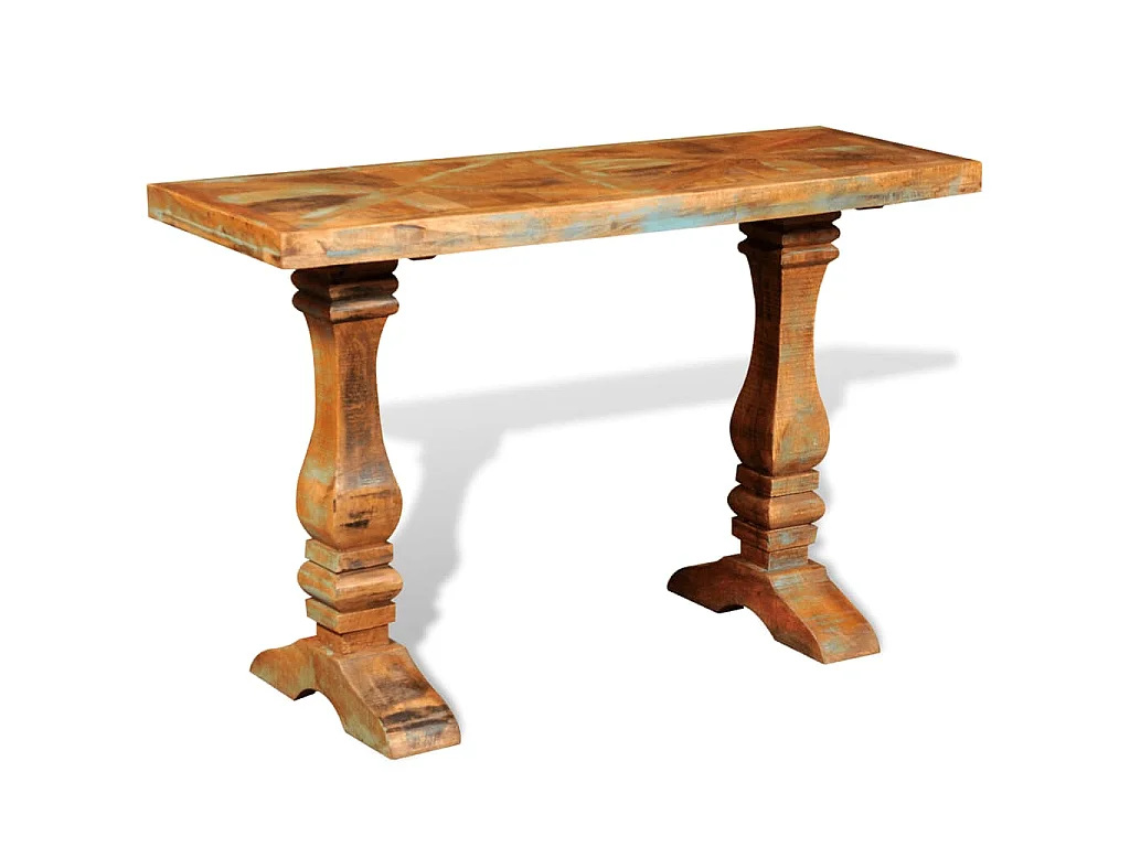 Table console Bois de récupération massif