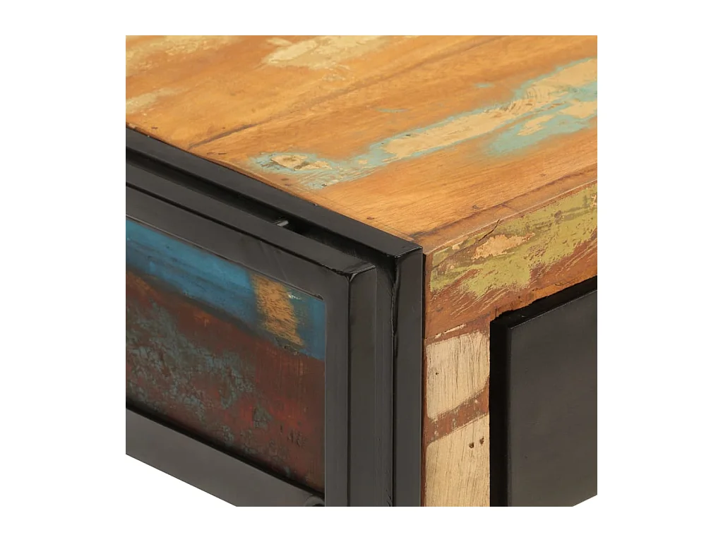 Table console 110x30x76 cm Bois massif de récupération