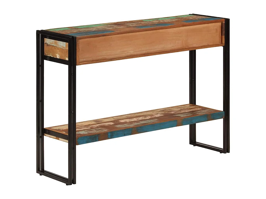 Table console 110x30x76 cm Bois massif de récupération