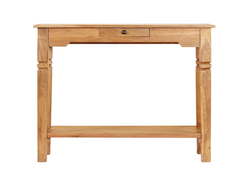 Wandtafel 100x40x76 cm massief acaciahout