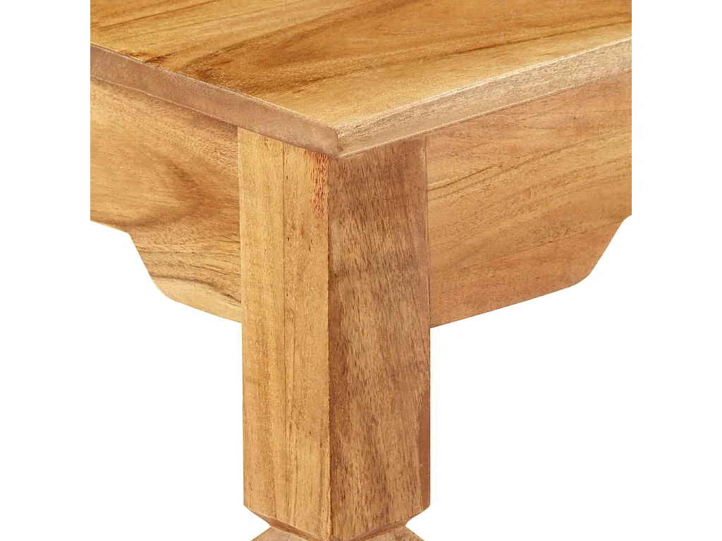 Wandtafel 100x40x76 cm massief acaciahout