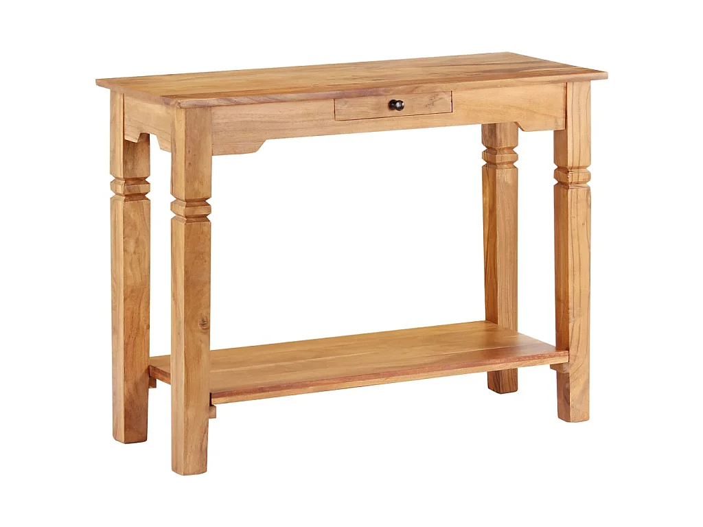 Wandtafel 100x40x76 cm massief acaciahout