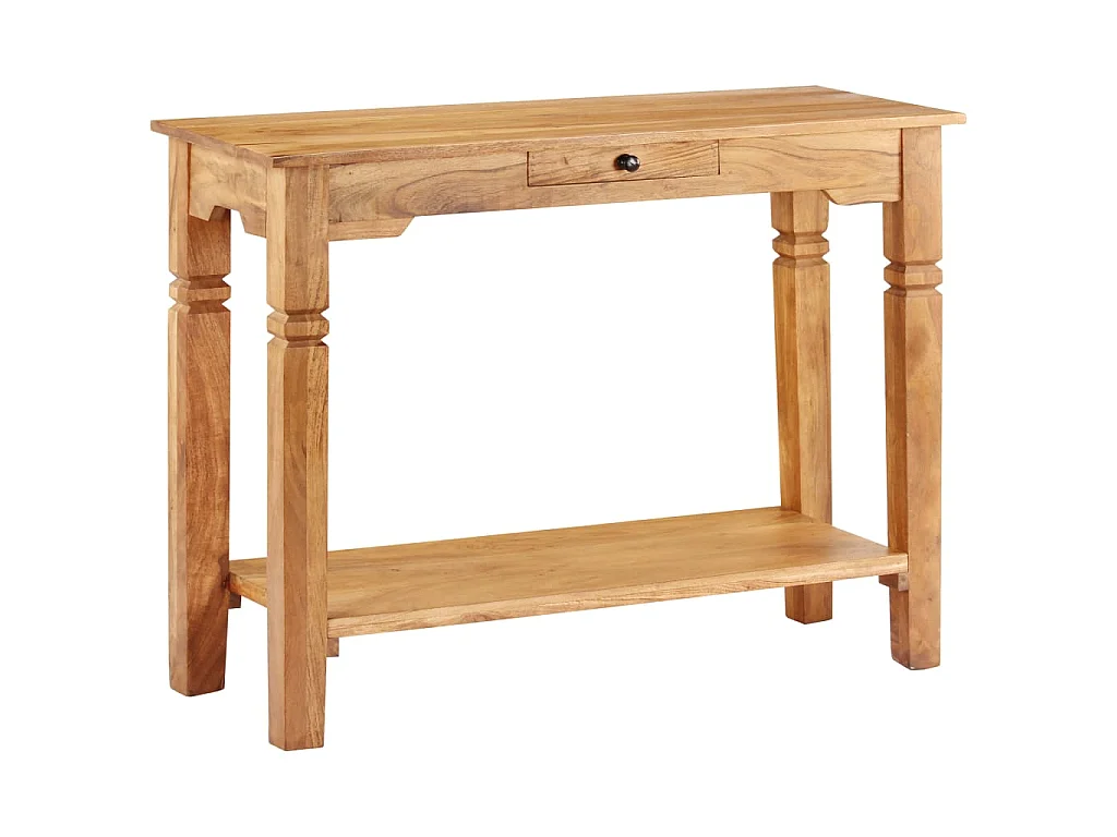 Wandtafel 100x40x76 cm massief acaciahout