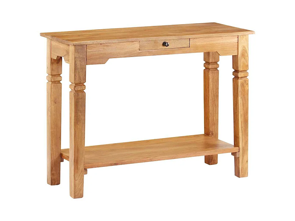 Table console 100x40x76 cm Bois d'acacia massif