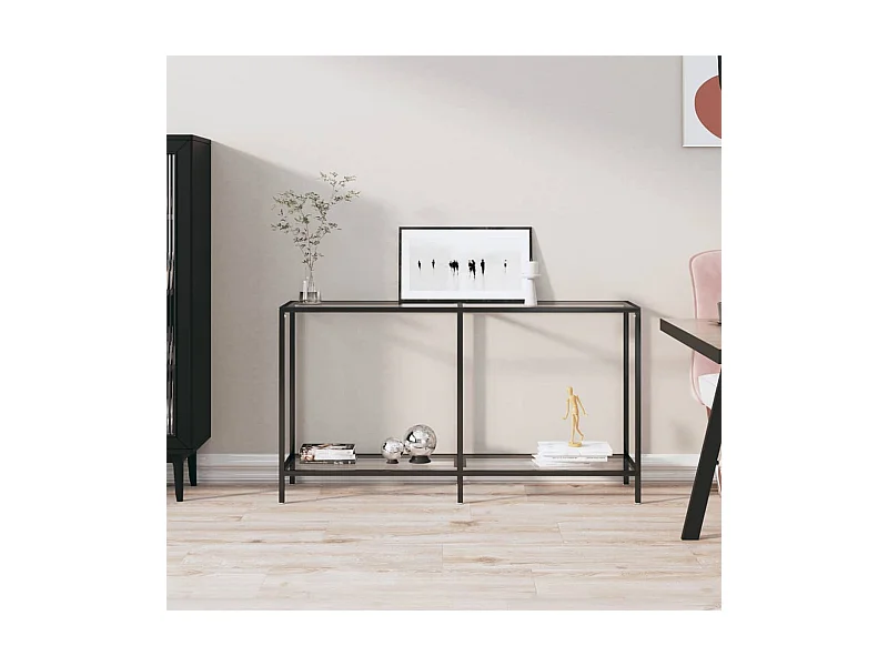 Konsolentisch Transparent 140x35x75,5 cm Hartglas