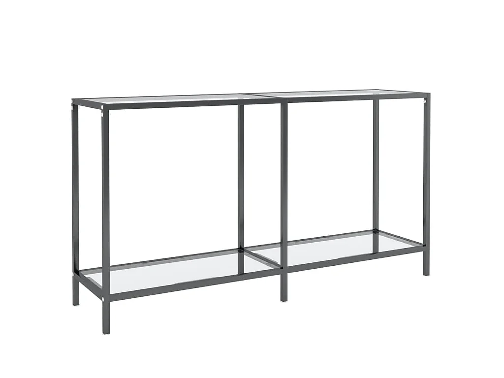 Konsolentisch Transparent 140x35x75,5 cm Hartglas