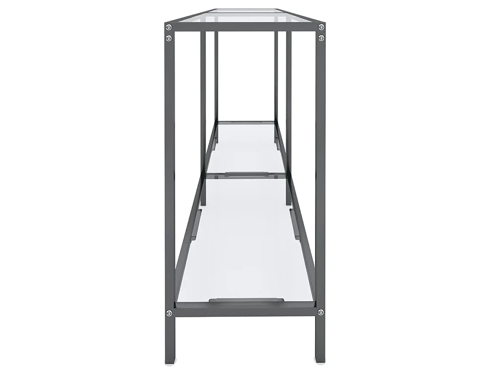 Konsolentisch Transparent 140x35x75,5 cm Hartglas