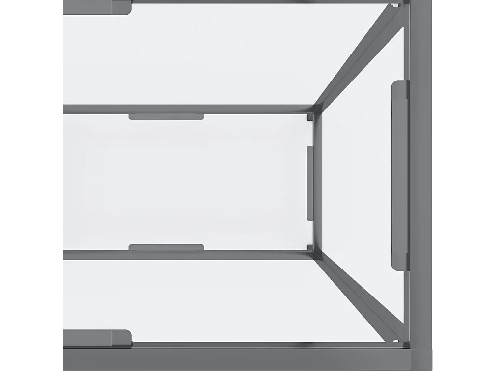 Konsolentisch Transparent 140x35x75,5 cm Hartglas