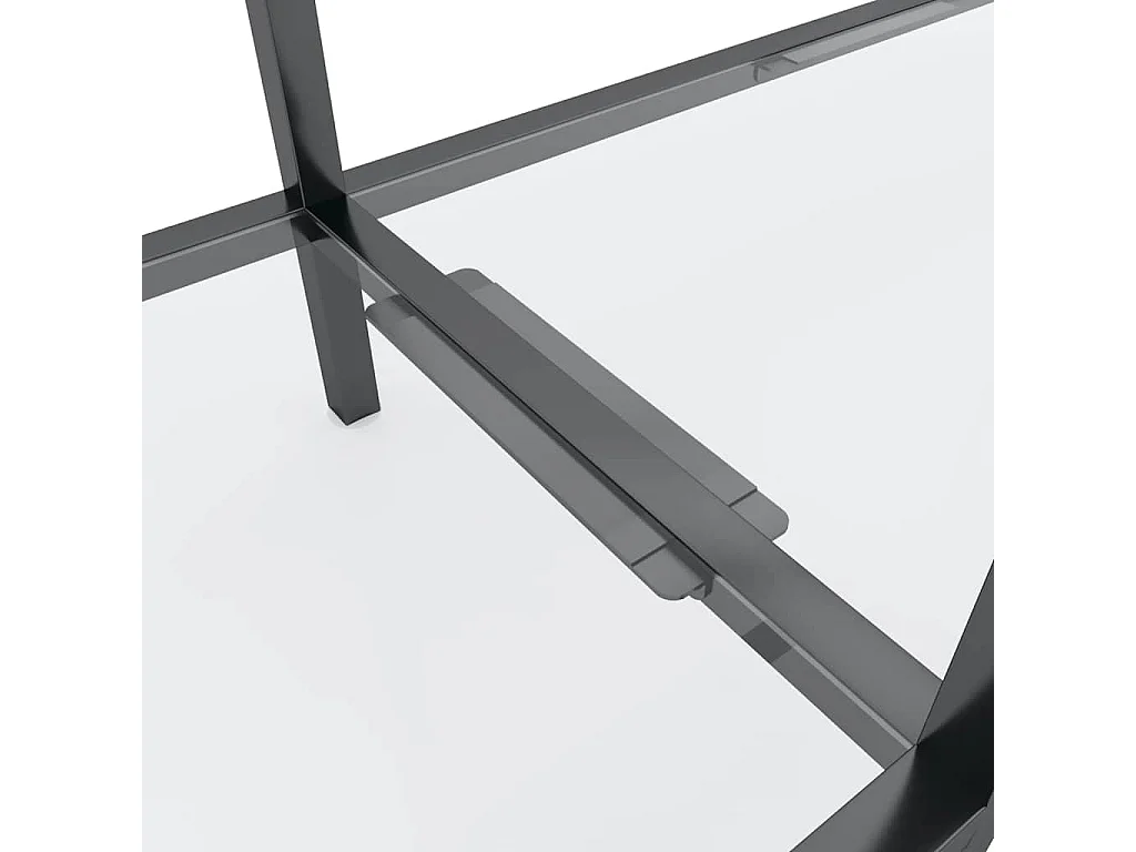 Konsolentisch Transparent 140x35x75,5 cm Hartglas