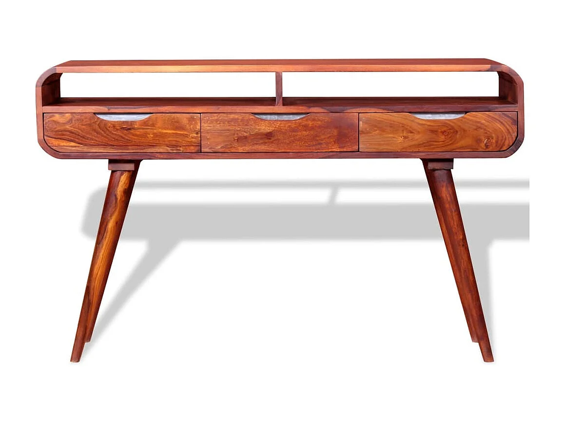 Table console Bois massif 120x30x75 cm