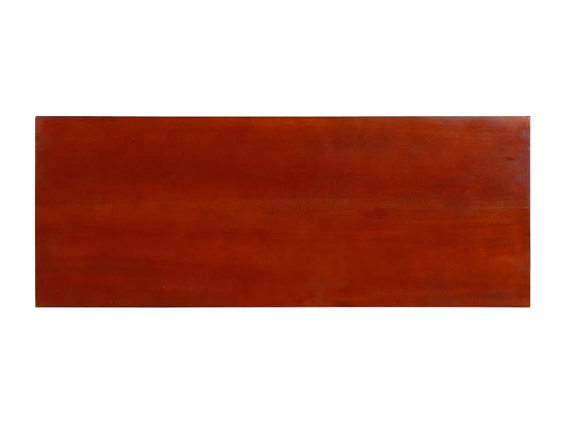 Mesa consola clásica de madera maciza caoba marrón 90x30x75cm