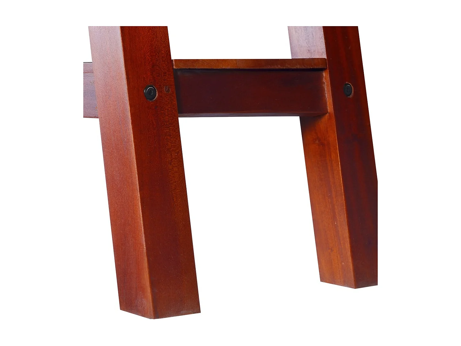 Mesa consola clásica de madera maciza caoba marrón 90x30x75cm