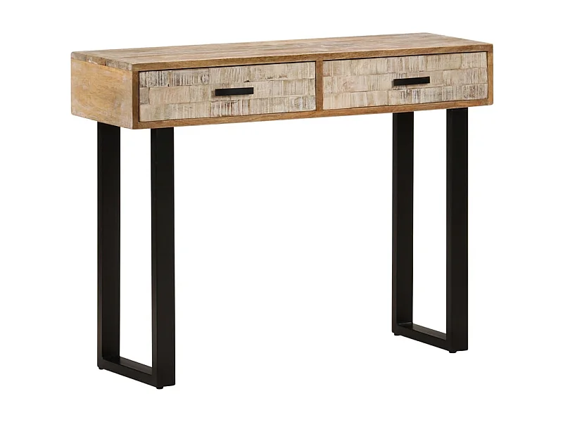 Konsolentisch 100x30x75 cm Massivholz Mango
