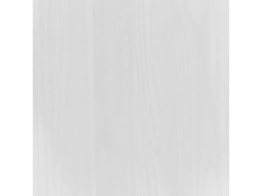 Table console Gamme Corona Pin mexicain Blanc 90x34,5x73 cm