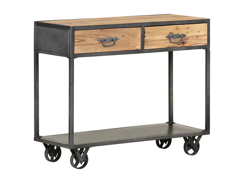 Table console 90x35x74 cm Bois de récupération massif