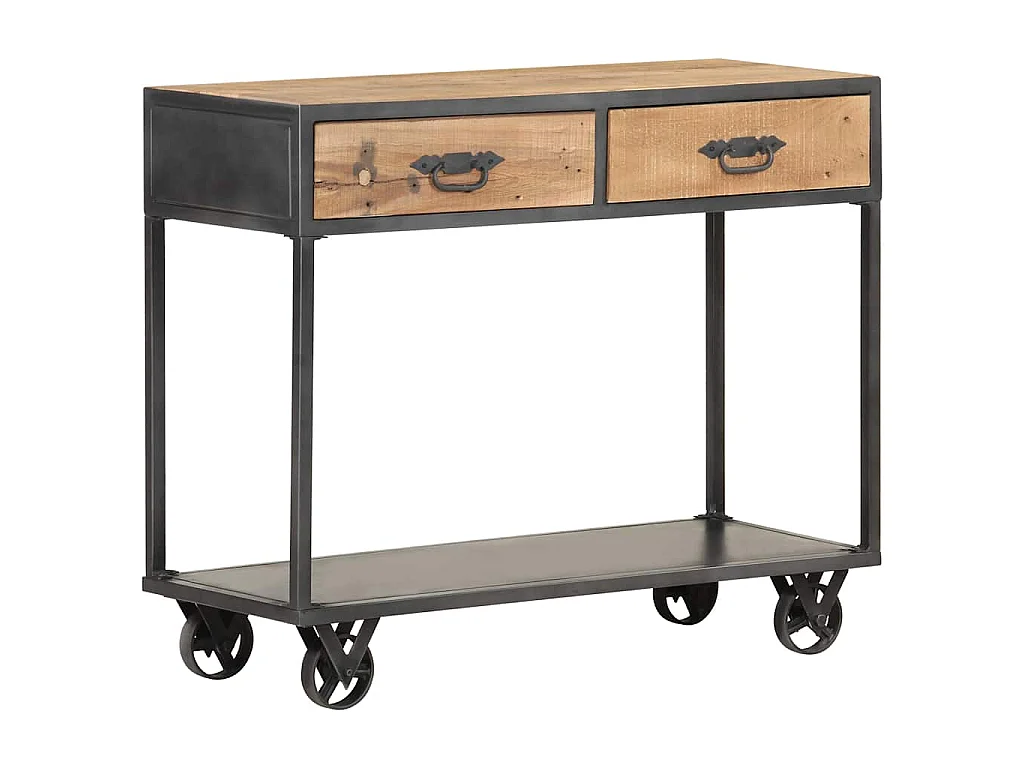 Table console 90x35x74 cm Bois de récupération massif