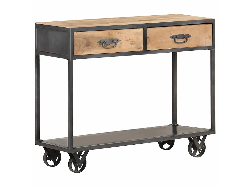 Table console 90x35x74 cm Bois de récupération massif
