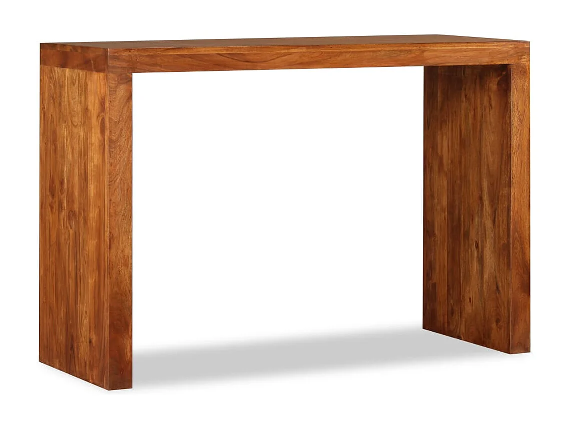 Konsolentisch Massivholz mit Honigfarbener Politur 110x40x76 cm