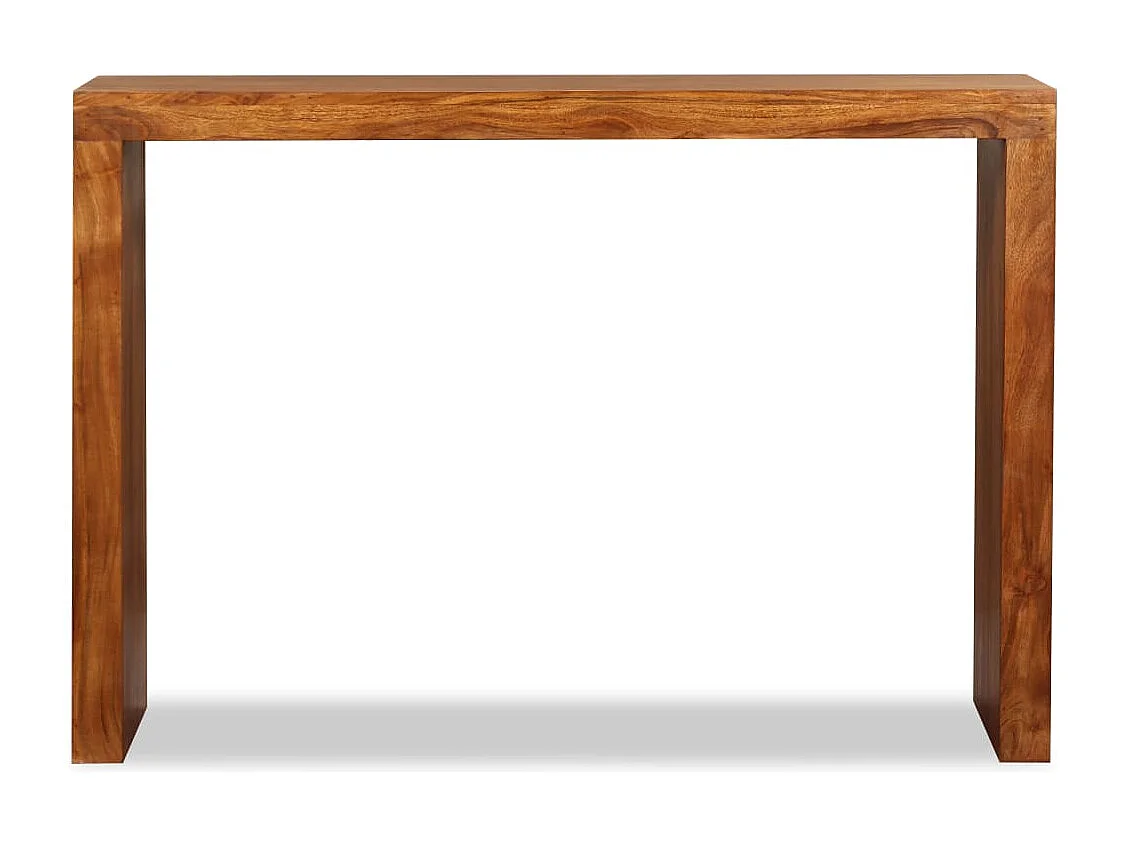 Konsolentisch Massivholz mit Honigfarbener Politur 110x40x76 cm