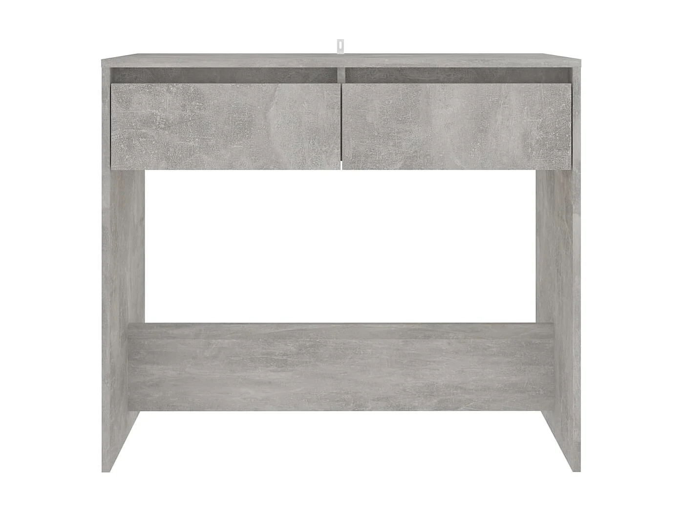 Table console gris béton 89x41x76,5 cm bois d'ingénierie