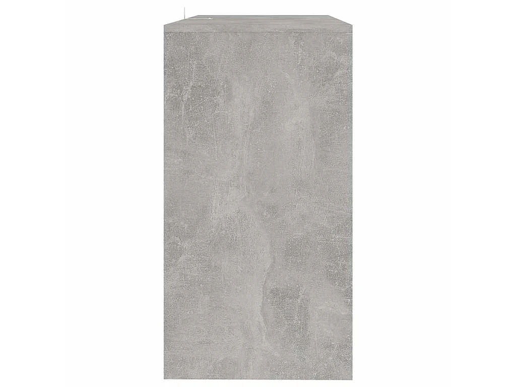 Table console gris béton 89x41x76,5 cm bois d'ingénierie