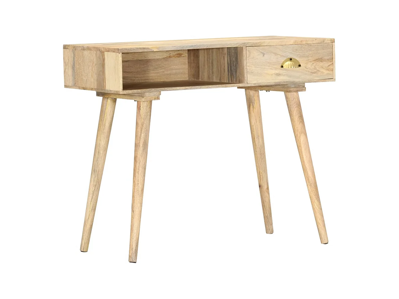 Table console 90x45x75 cm bois de manguier massif