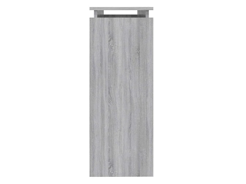 Wandtafel 102x30x80 cm bewerkt hout grijs sonoma eikenkleurig