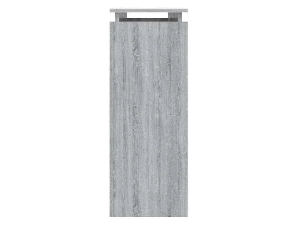Wandtafel 102x30x80 cm bewerkt hout grijs sonoma eikenkleurig
