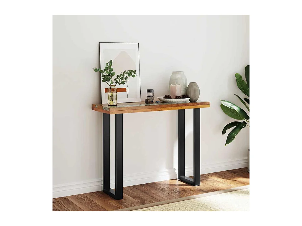Table console Teck 100 x 35 x 75 cm